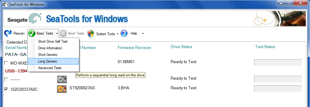 Seagate seatools download for windows