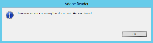Adobe reader error cannot print no pages selected